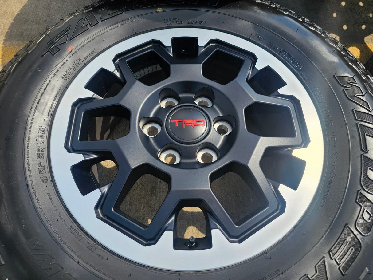 18" Toyota Tacoma 4Runner TRD OEM wheels rims 94199 A/T NEW 2025 2026 Texas Truck Tire