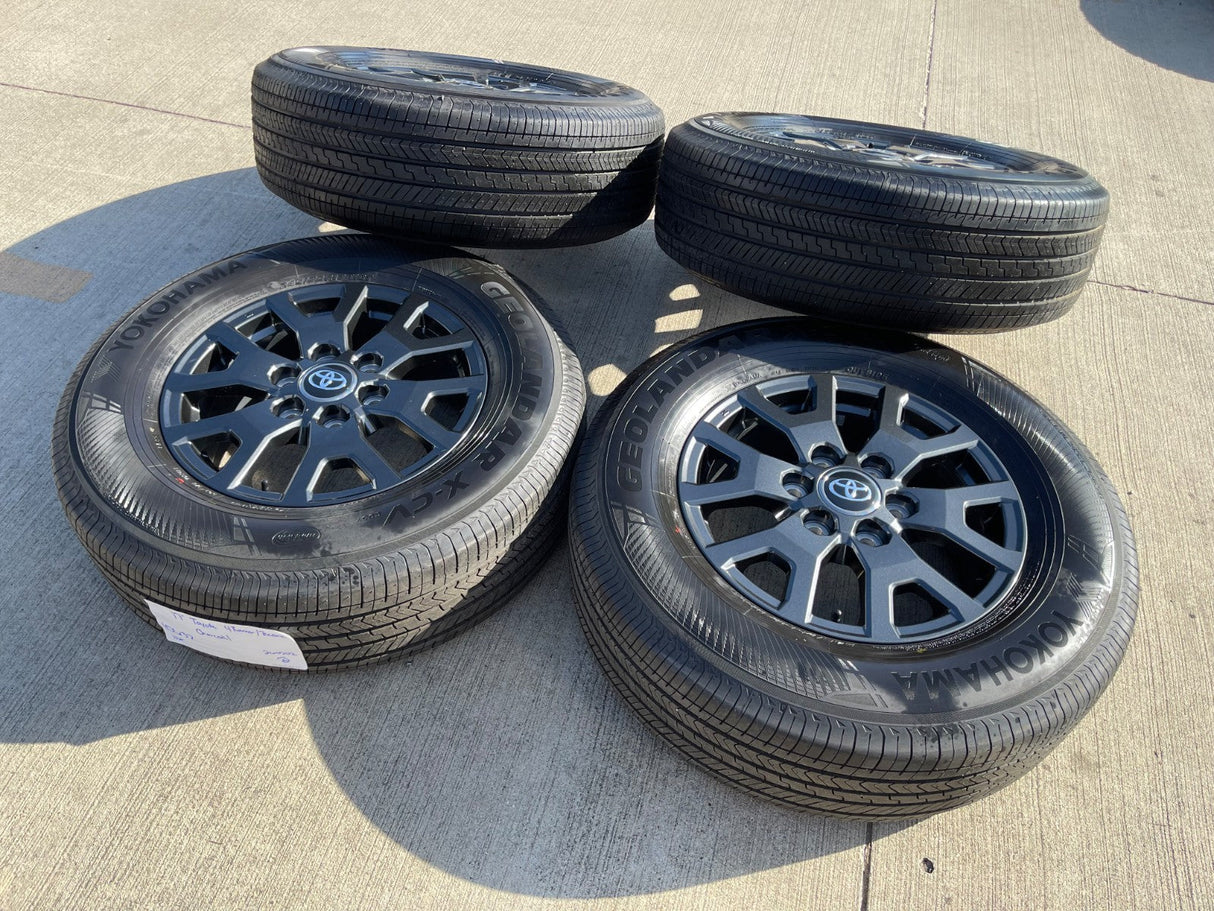 17" Toyota 4Runner Tacoma TRD OEM 94254 10637 wheels rims 2024 2025 2026 NEW Texas Truck Tire