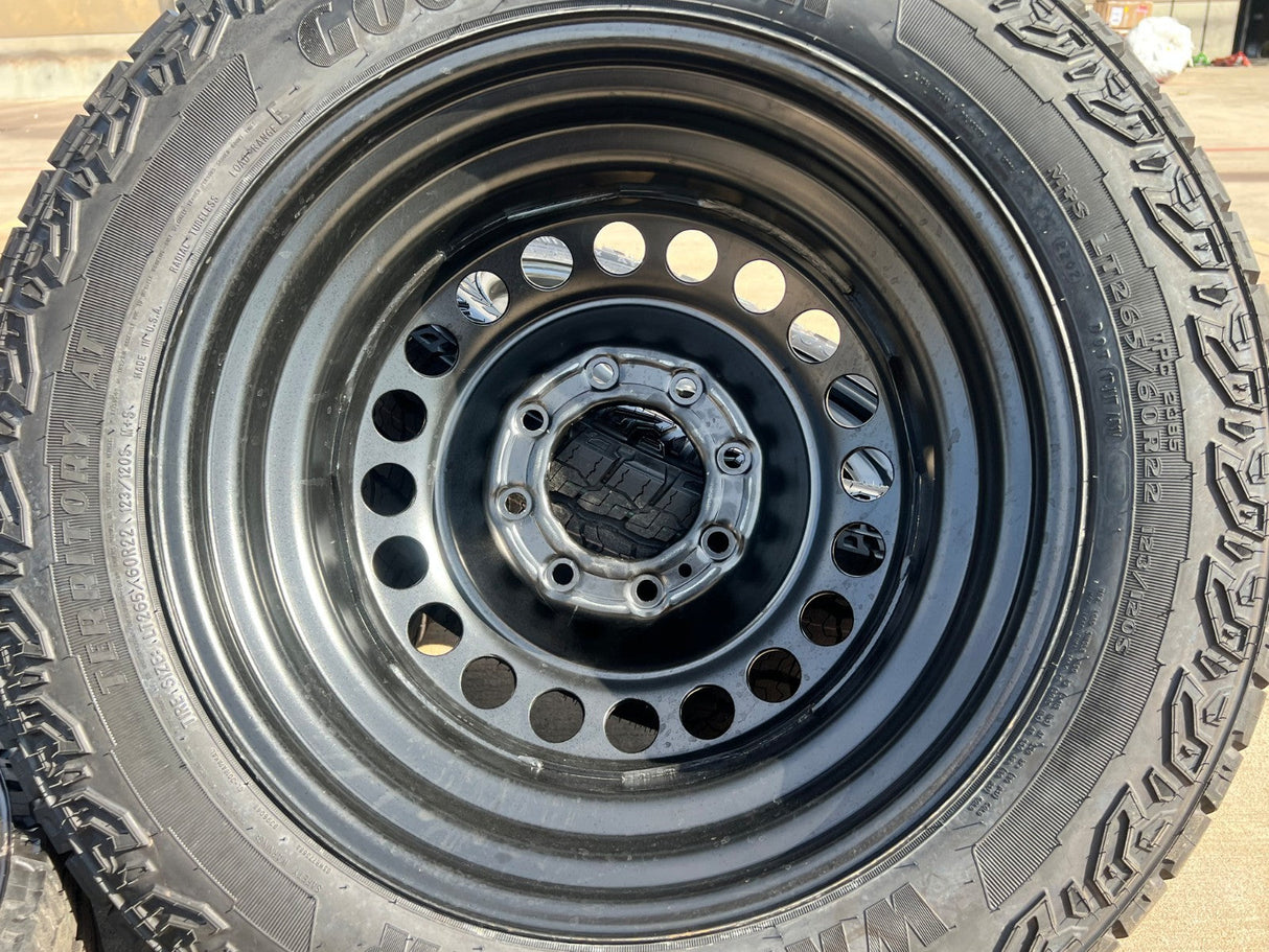 22" Chevy Silverado GMC Sierra 2500 OEM Transport wheels rims 2024 2025 2026 NEW Texas Truck Tire