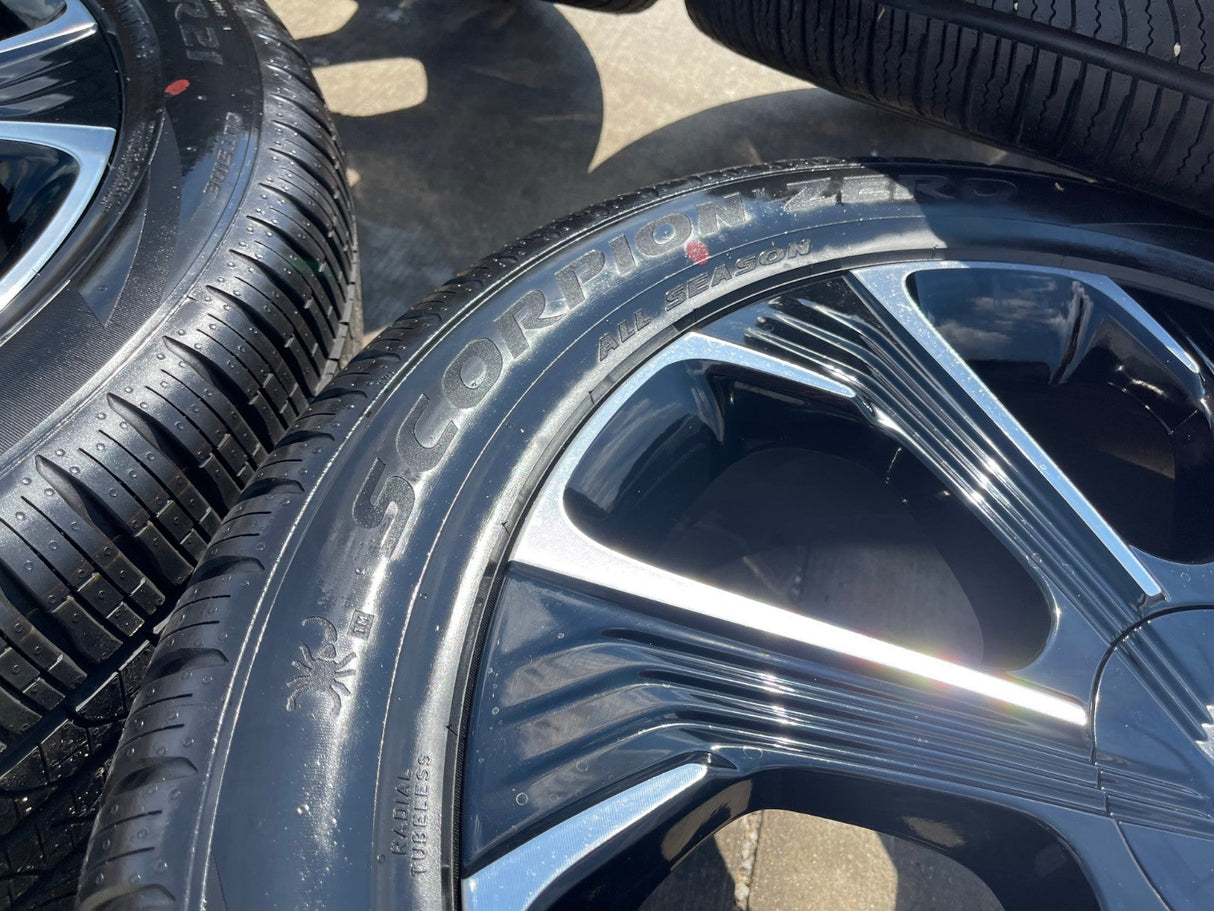 21" Lincoln Nautilus Black Label OEM 10563 rims wheels 2023 2024 2025 2026 NEW Texas Truck Tire