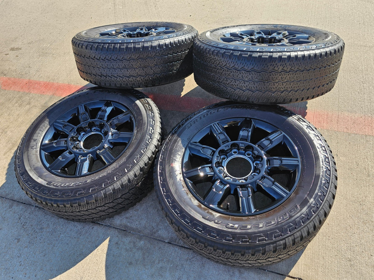 20" GMC Sierra DENALI 2500 3500 OEM 14137 5963 wheels rims Silverado tires A/T Texas Truck Tire