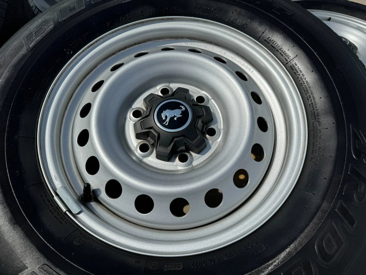 16" Ford Bronco steel wheels rims tires 10226 Ranger 2021 2022 2023 2024 2025 Texas Truck Tire