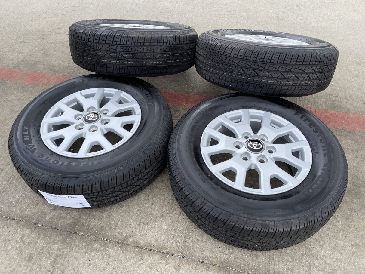 17" Toyota Tacoma 4Runner TRD OEM 94254 10637 wheels rims 2026 FIRESTONE NEW Texas Truck Tire