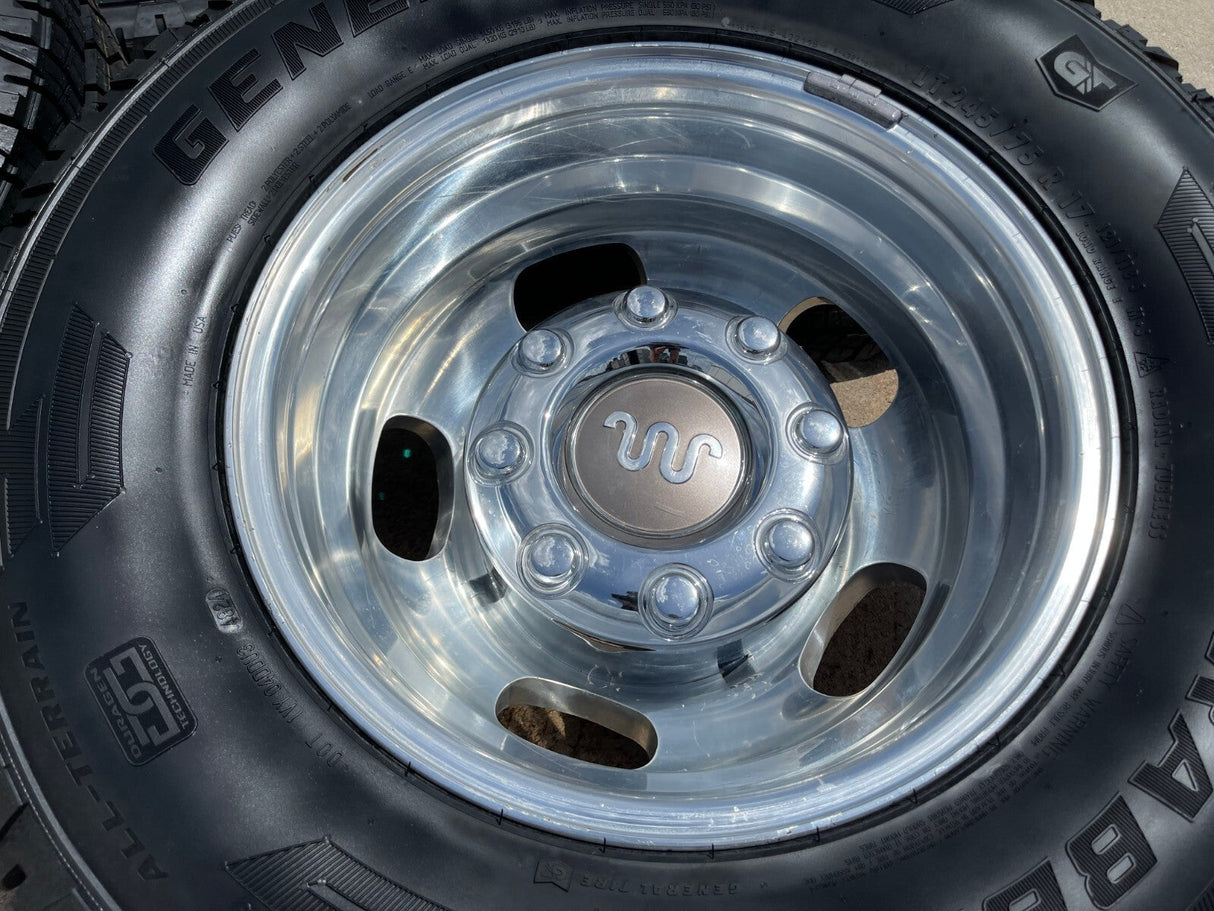 17" Ford F-350 Dually OEM 10477 10478 rims wheels 2024 2025 2026 GENERAL A/T NEW Texas Truck Tire
