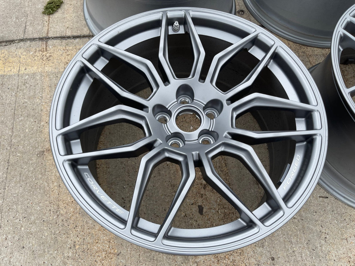 20" + 21" Chevy Corvette Z06 C8 OEM 95580 95581 wheels rims 2024 2025 2026 NEW Texas Truck Tire