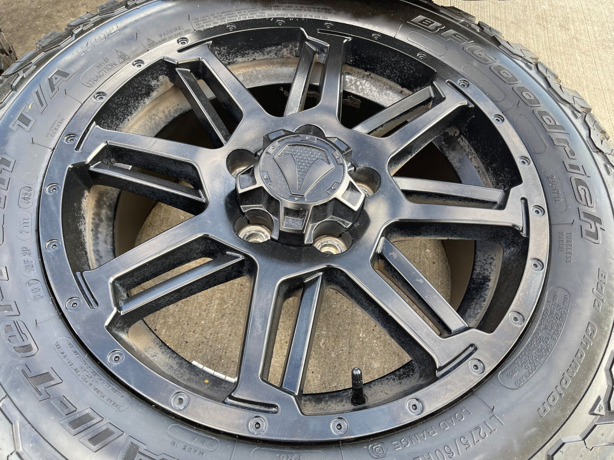 20" Toyota Tundra Sequoia T FORCE TSS TRD OEM black wheels rims 5x150 NEW BFG Texas Truck Tire