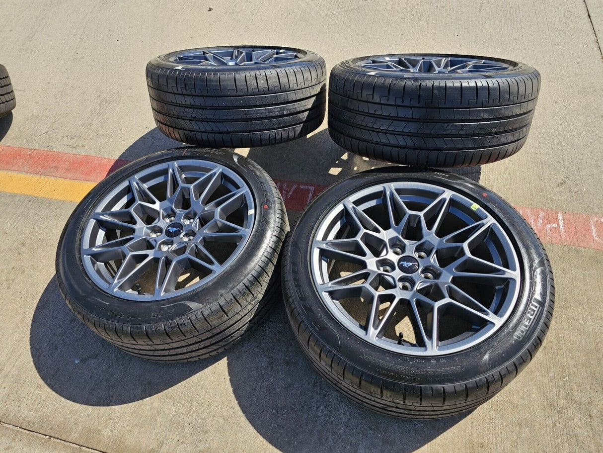 19" Ford Mustang GT Performance Track Pack OEM wheels rims 2024 2025 TPMS NEW Texas Truck Tire