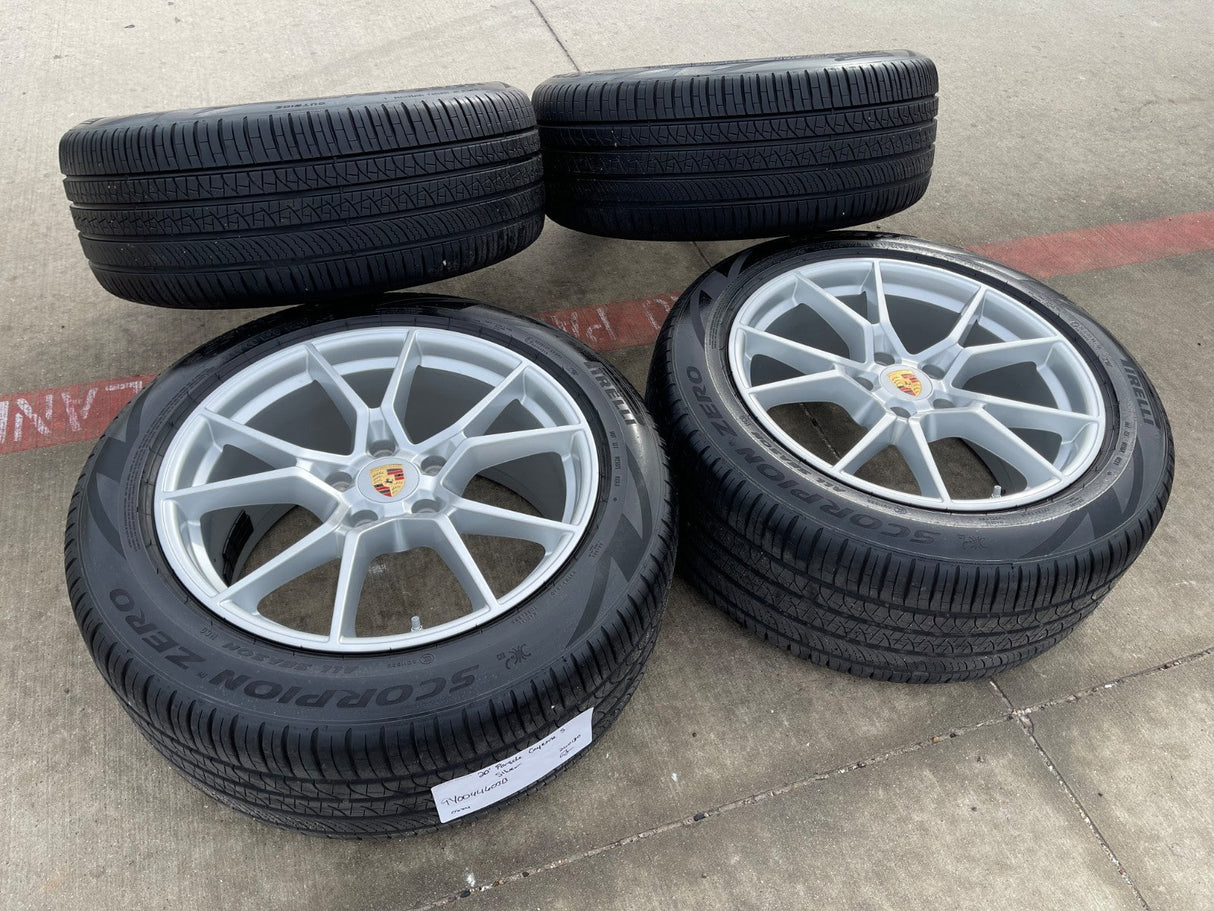 20" Porsche Cayenne Sport OEM wheels rims tires PIRELLI 2023 2024 2025 2026 Texas Truck Tire