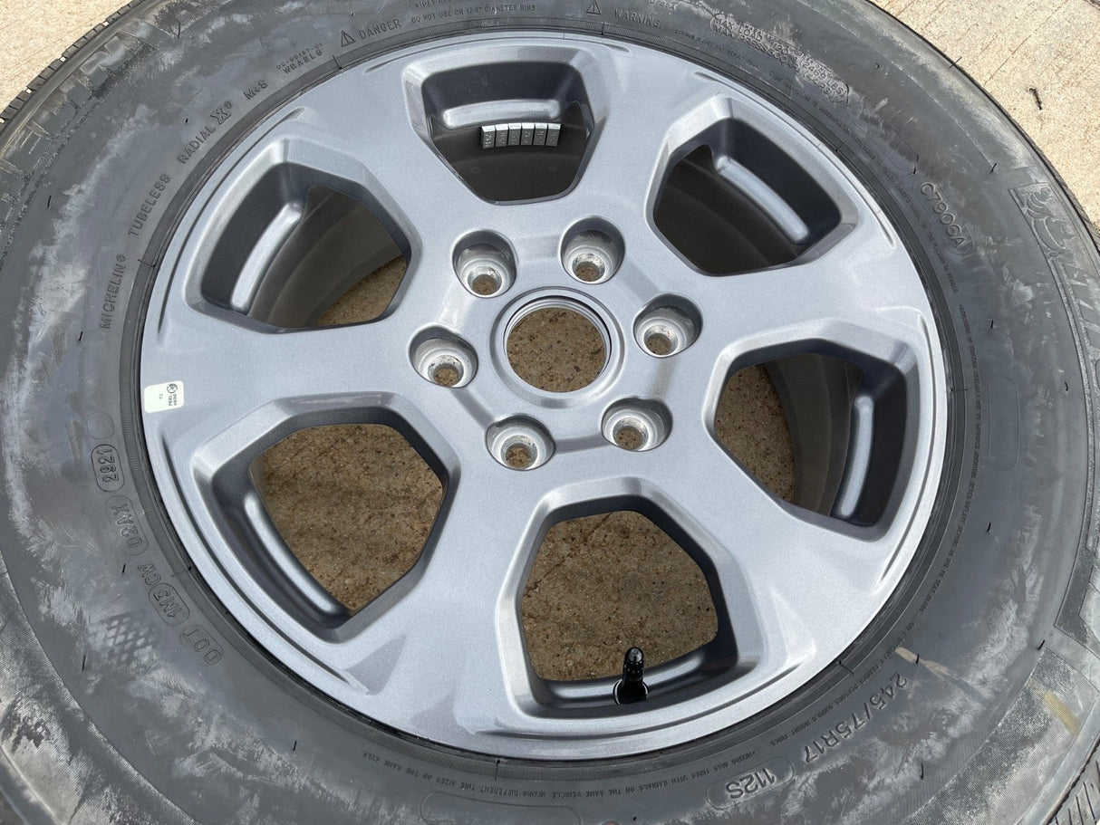 17" Ford Bronco wheel rim SPARE 10384 OEM Ranger 2023 2024 2025 MICHELIN Texas Truck Tire