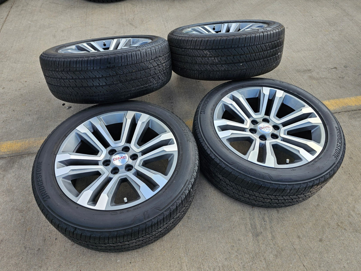 22" GMC Yukon DENALI OEM wheels rims 5822 tires Sierra Texas Truck Tire