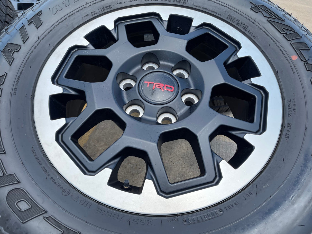 18" Toyota Tacoma 4Runner TRD OEM 94199 wheels rims tires 2024 2025 2026 NEW Texas Truck Tire