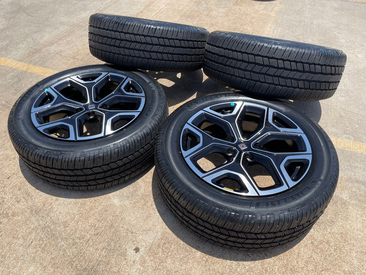 22" Rivian R1T R1S OEM wheels rims tires 2022 2023 2024 2025 2026 NEW MICHELIN Texas Truck Tire