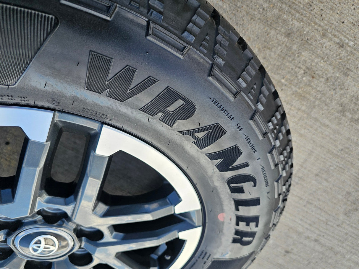18" Toyota Tacoma 4Runner TRD OEM 10641 wheels rims 2024 2025 2026 NEW GOODYEAR Texas Truck Tire