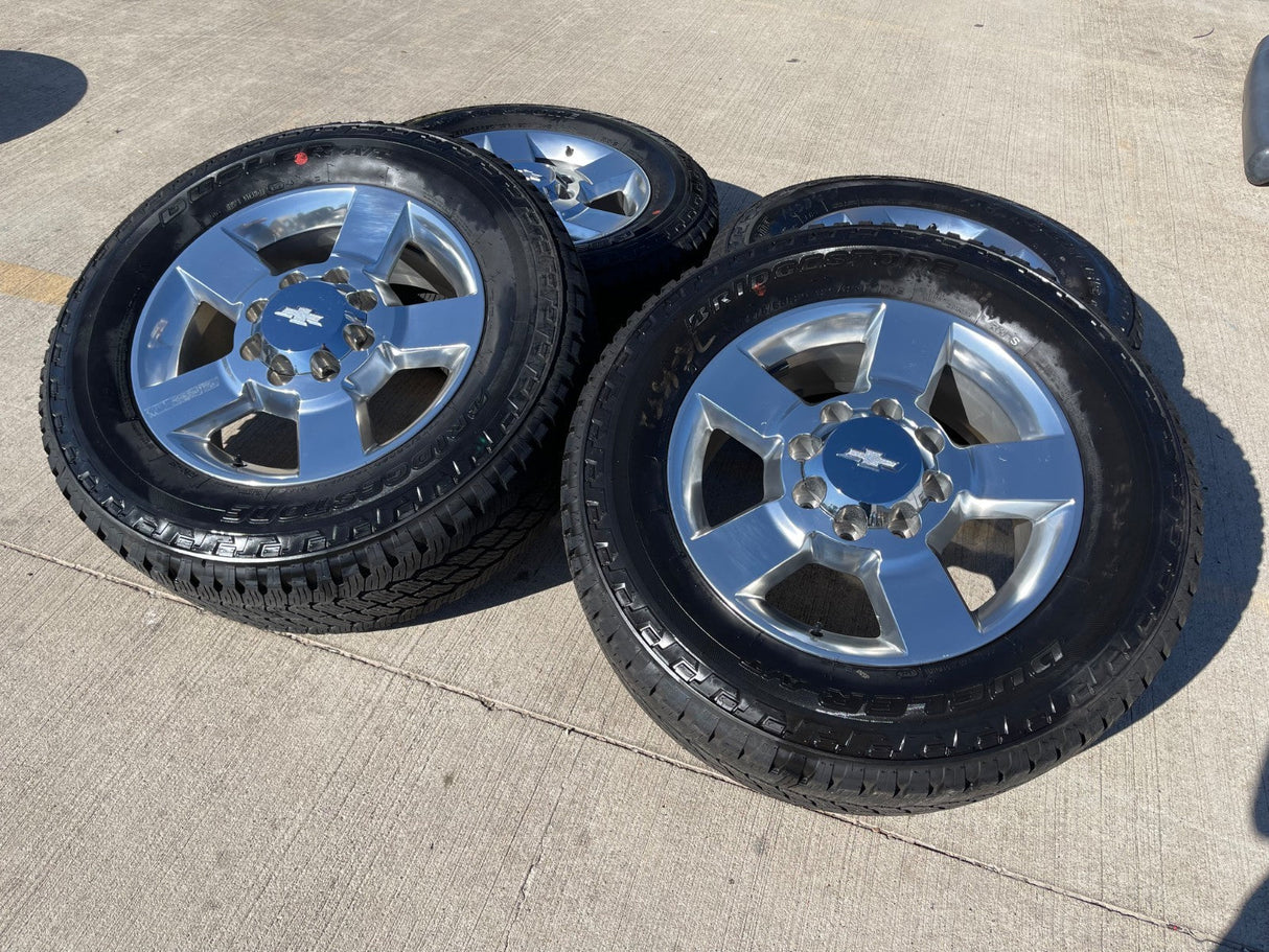 20" Chevy Silverado ZR2 GMC Sierra AT4X 2500 OEM 5771 5801 5826 wheels rims NEW Texas Truck Tire