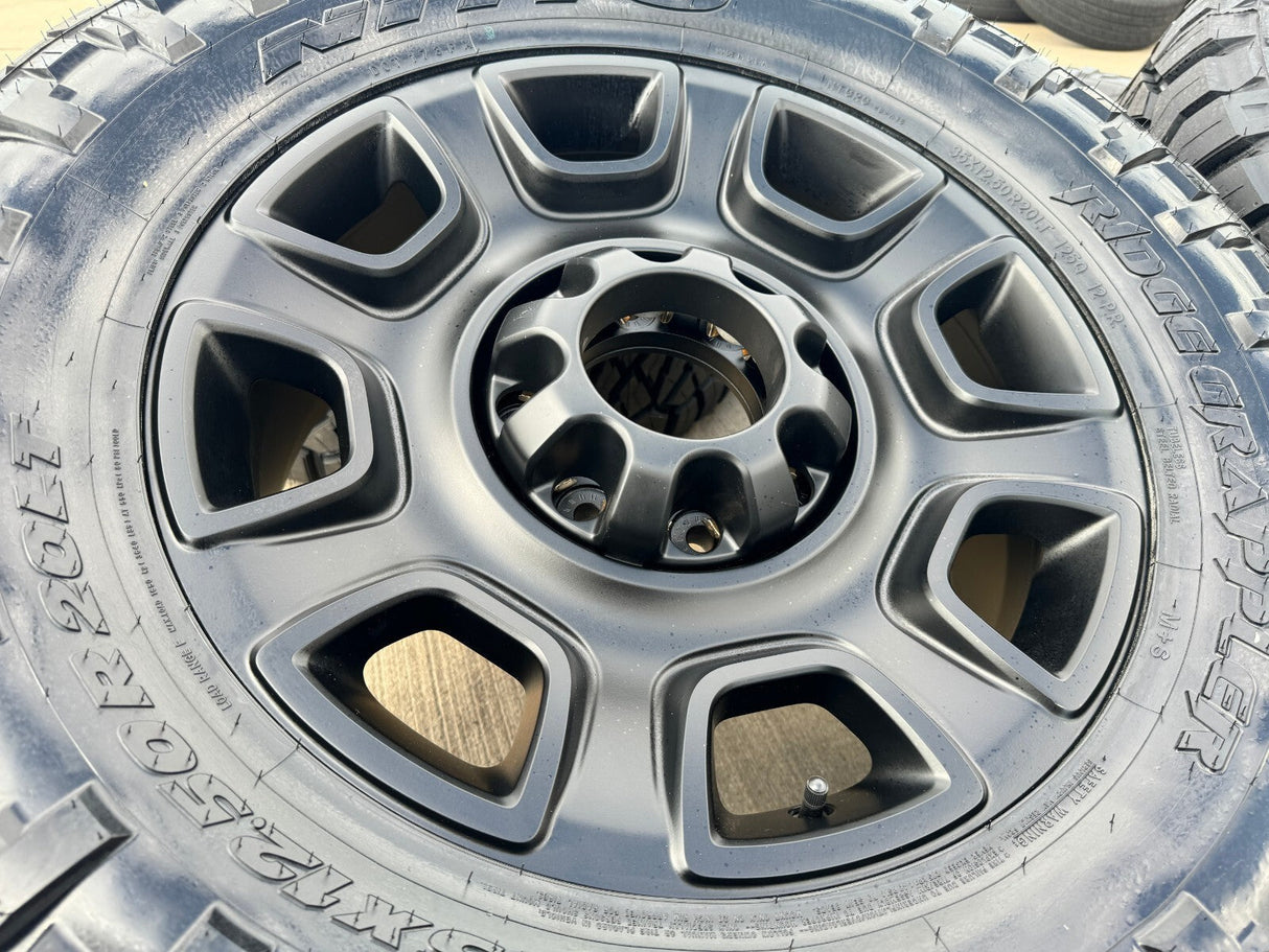 20" Ford F-250 F-350 OEM TREMOR wheels rims 10486 tires 2025 2026 NEW 35" Texas Truck Tire