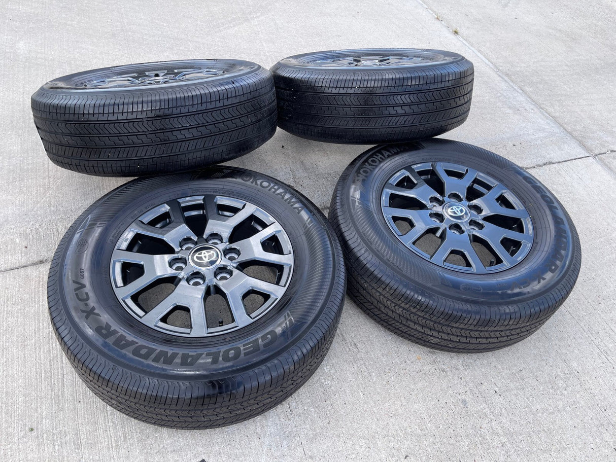 17" Toyota 4Runner Tacoma TRD OEM 94254 10637 wheels rims 2024 2025 2026 NEW Texas Truck Tire