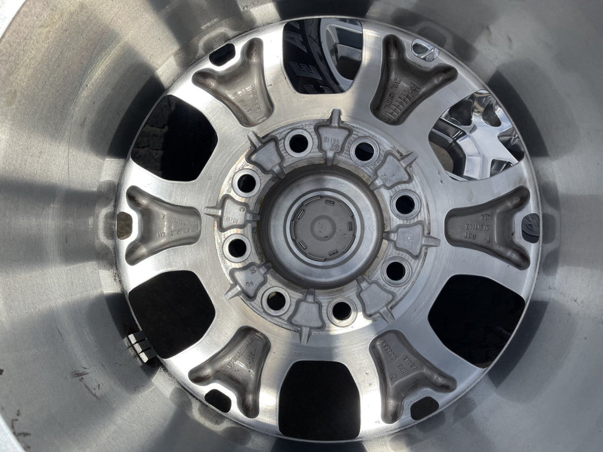 18" Ram 2500 3500 Laramie Power Wagon OEM wheels rims 2693 tires FIRESTONE A/T2 Texas Truck Tire