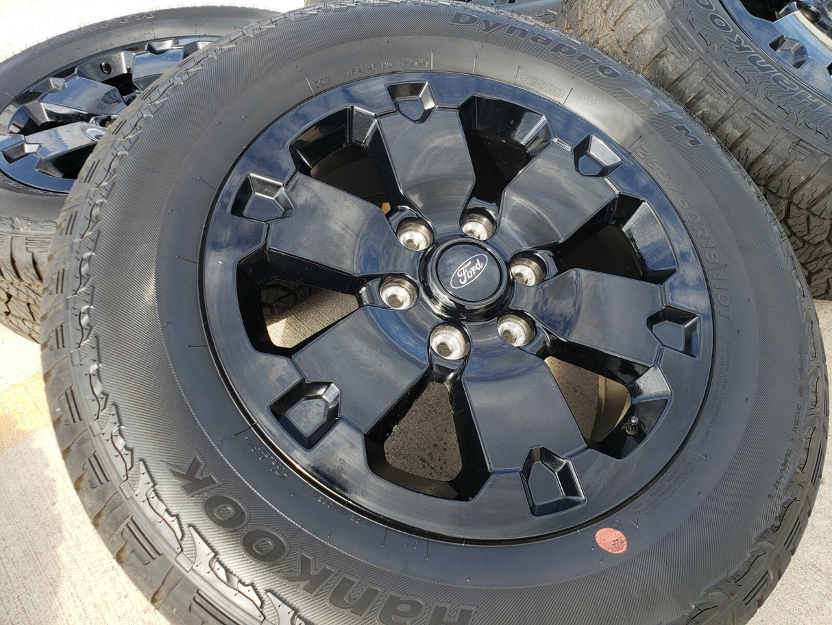 18" Ford Ranger TREMOR Bronco OEM black wheels rims 10282 NEW Texas Truck Tire