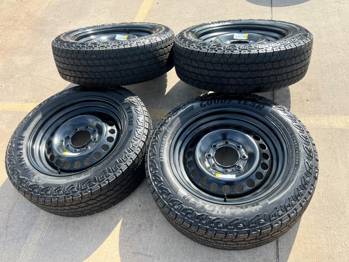 22" Chevy Silverado GMC Sierra 2500 OEM Transport wheels rims 2024 2025 2026 NEW Texas Truck Tire