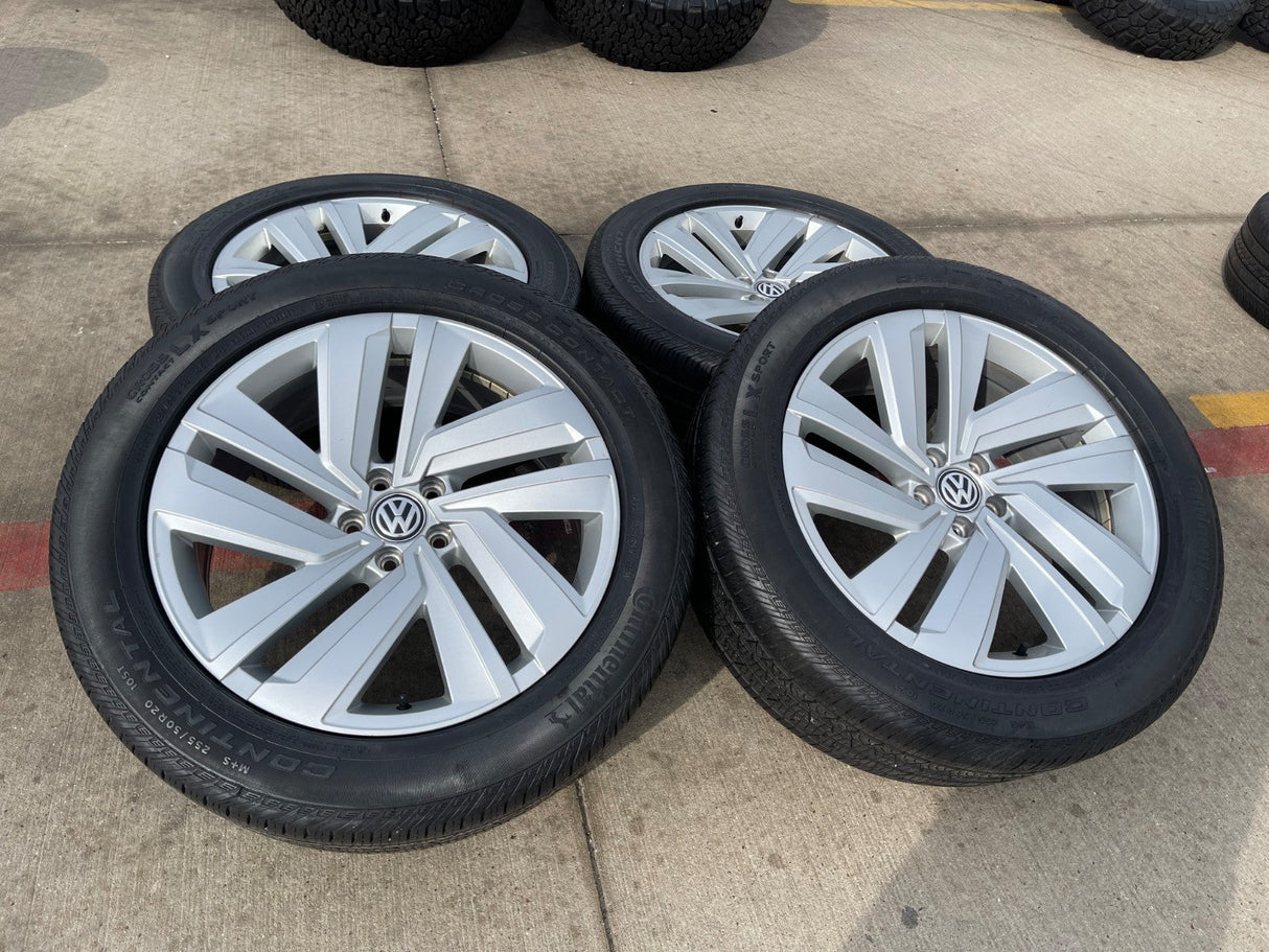 20" VW Atlas OEM wheels rims tires 70076 Audi Q7 Q8 2020 2021 2022 2023 2024 Texas Truck Tire