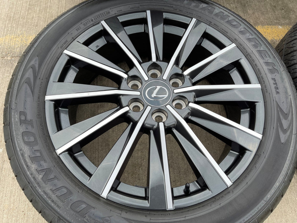 22" Lexus GX550 OEM wheels rims Toyota Land Cruiser Tundra 78519 LX600 2025 2026 Texas Truck Tire