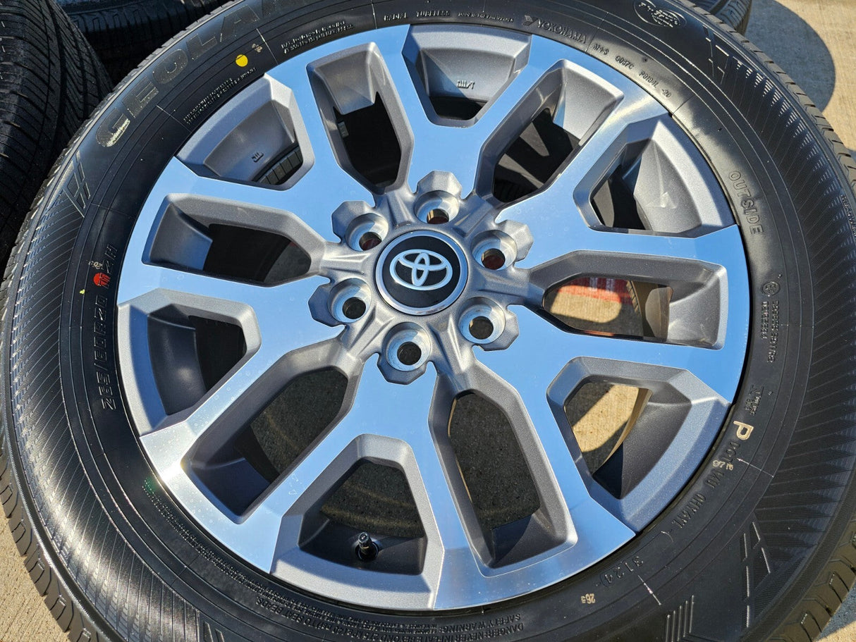 20" Toyota Tundra TSS TRD OEM wheels rims 95359 75277 Sequoia 2024 2025 2026 NEW Texas Truck Tire