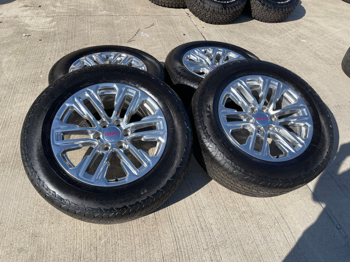 20" GMC Yukon Sierra Tahoe Silverado OEM 2120 14024 wheels rims tires DISCOUNTED Texas Truck Tire
