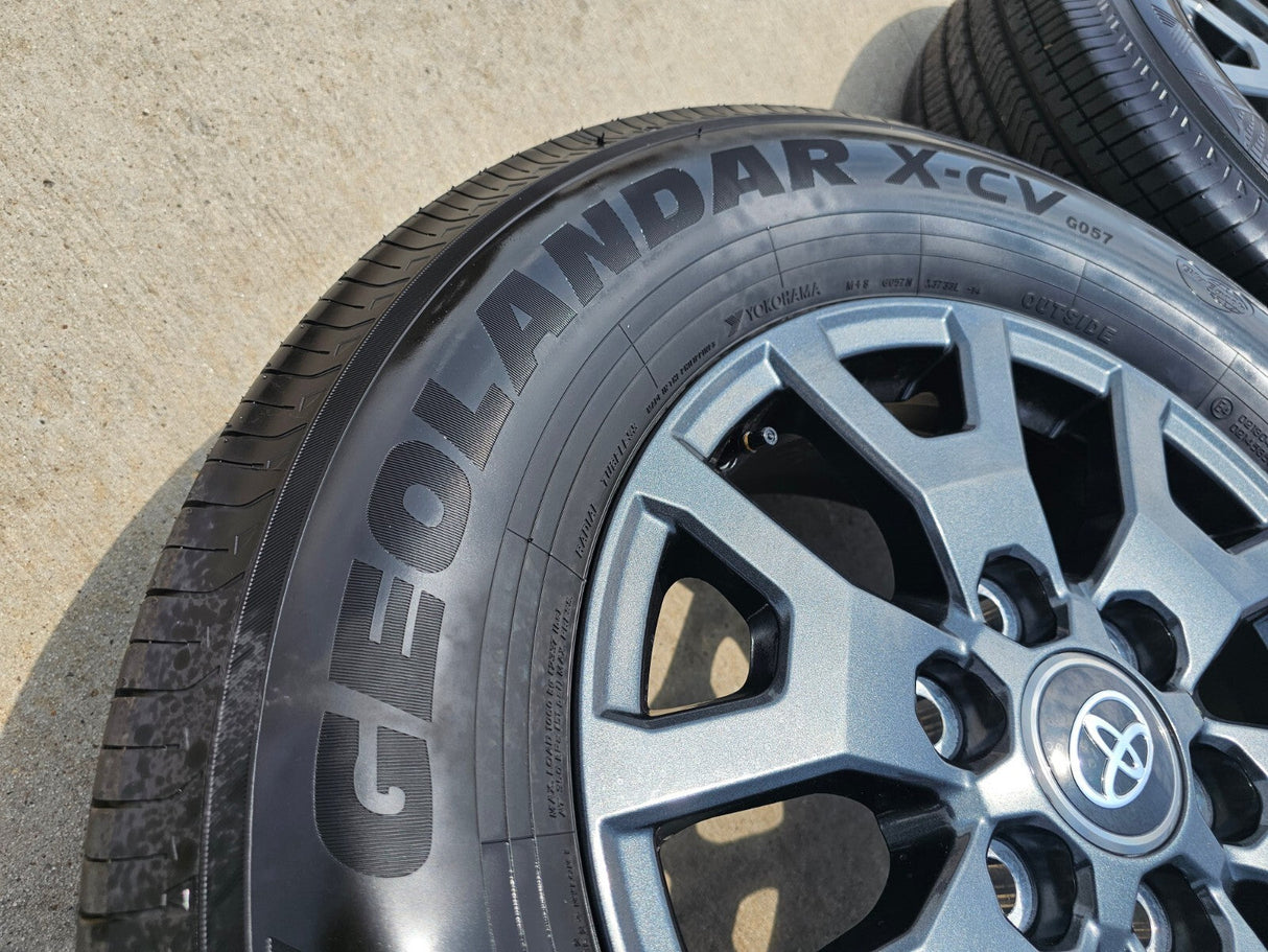 17" Toyota 4Runner Tacoma TRD OEM 94254 10637 wheels rims 2025 2026 NEW Texas Truck Tire