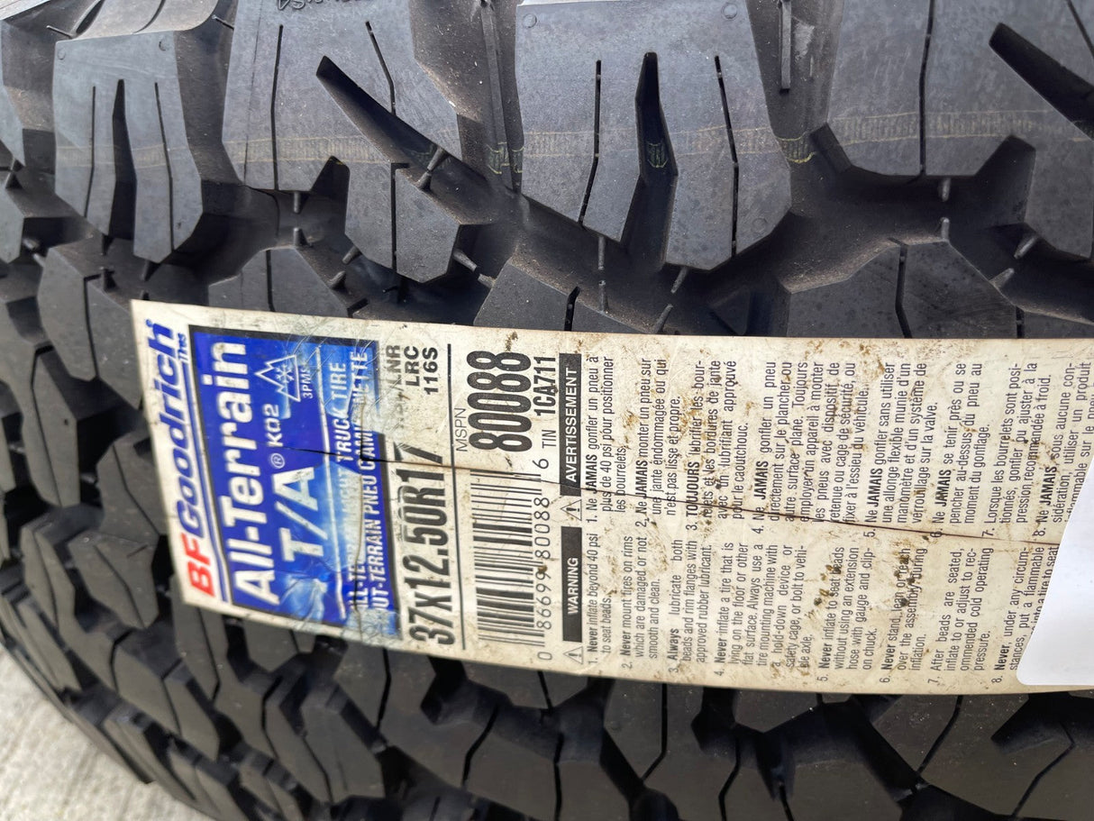 17" Ford F-150 Raptor OEM BEADLOCK rims wheels 10459 95210 BFG KO2 37" tires NEW Texas Truck Tire