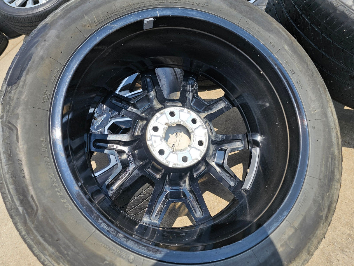 22" Chevy Tahoe Suburban RST OEM 14035 wheels rims Silverado 2023 2024 2025 2026 Texas Truck Tire