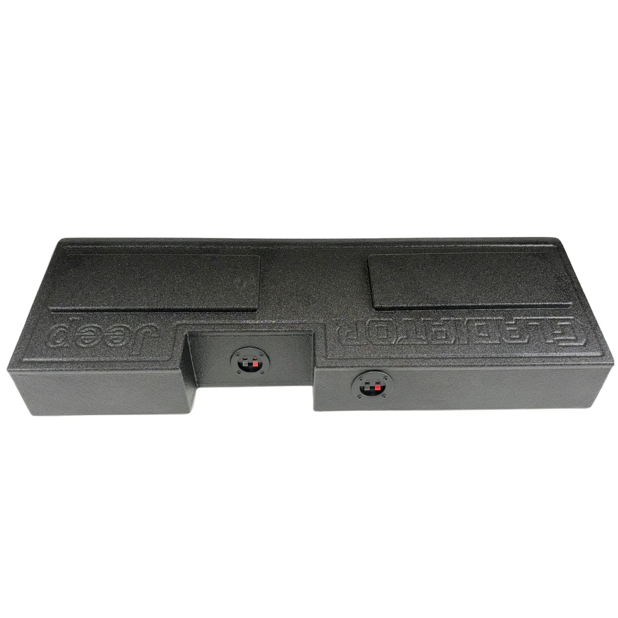 Jeep Gladiator 19-25 Subwoofer Box Quad 8 Front Fire Ported Under Rear Seat Moon Car Stereo