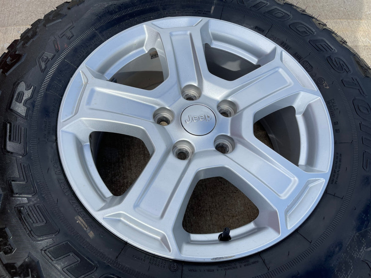 17" Jeep Wrangler Gladiator SPARE OEM 9216 wheel rim 2020 2021 2022 2023 2024 Texas Truck Tire