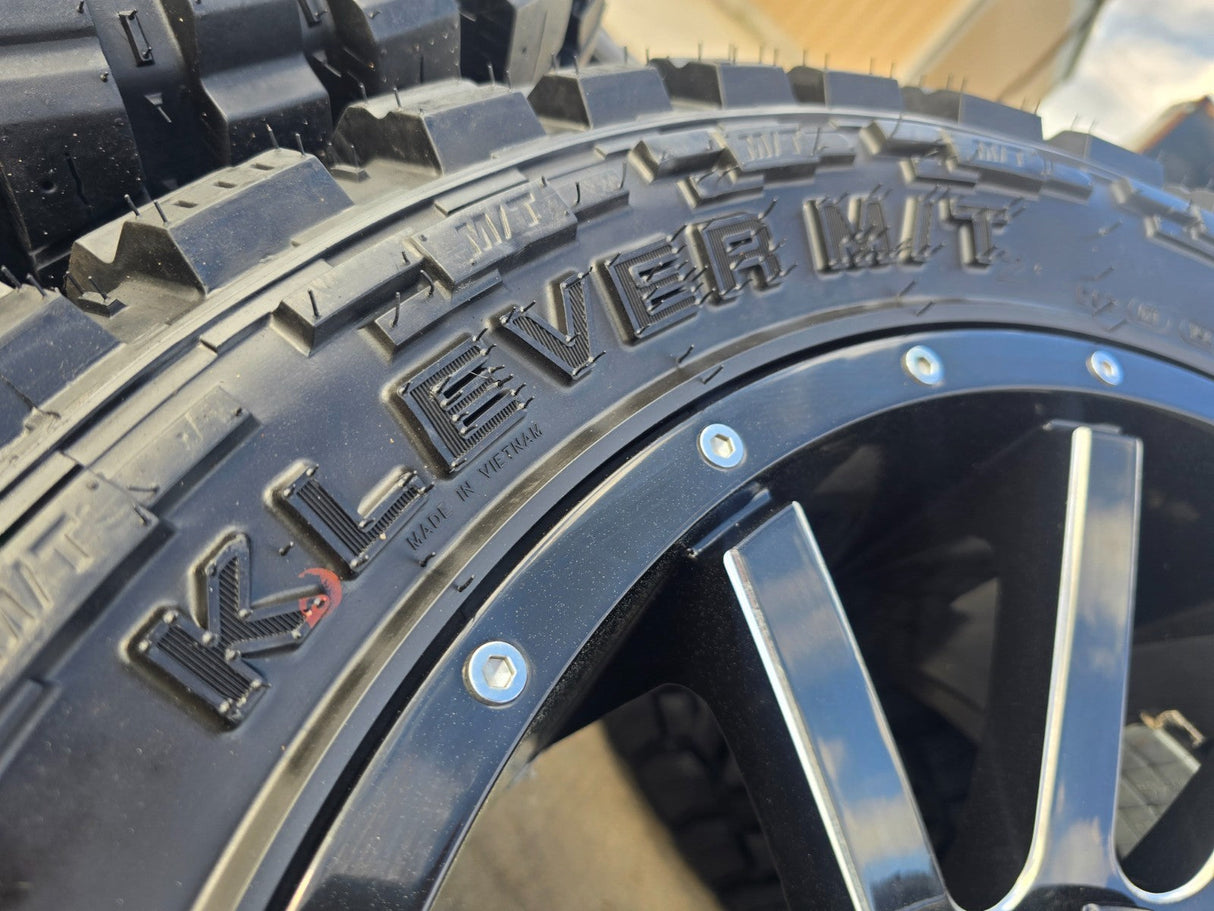 20x10 20" Lethal Off-Road Chevy Silverado Ford F-150 RAM wheels rims 6x139 6x135 Texas Truck Tire