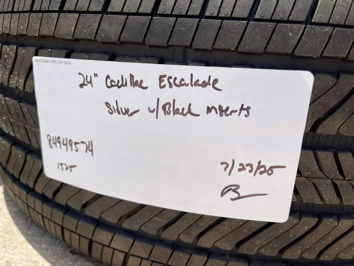 24" Chevy Tahoe Silverado OEM wheels rims tires Escalade 2023 2024 2025 2026 NEW Texas Truck Tire