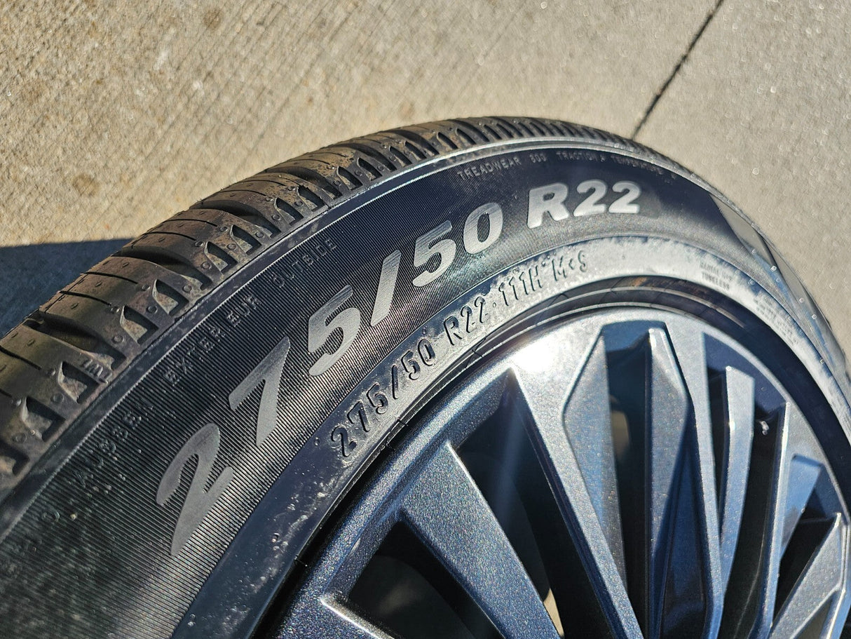 22" Infiniti QX80 QX56 Nissan Titan Armada OEM 94236 wheels rims 2025 2026 NEW Texas Truck Tire