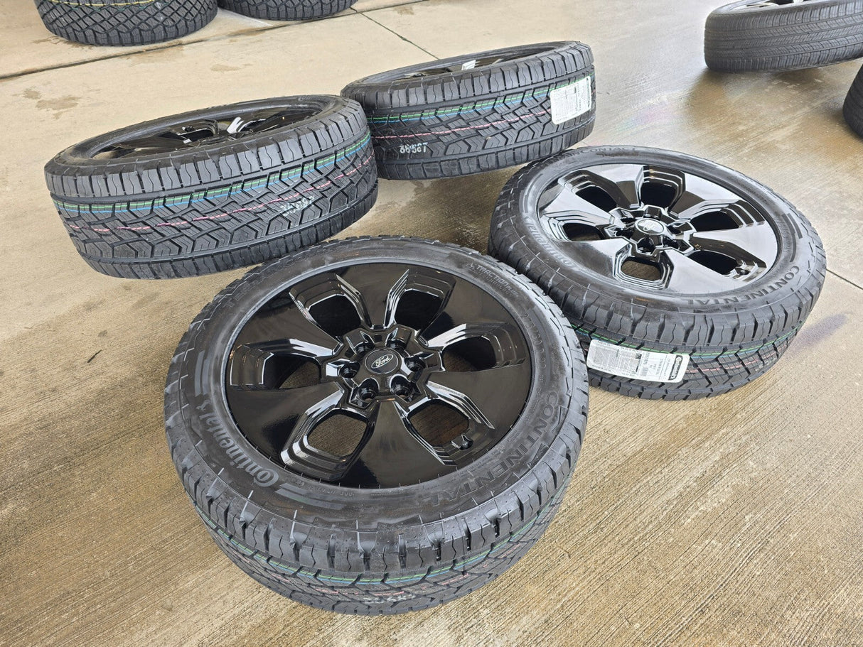 22" Ford F-150 LIMITED OEM rims wheels 10472 tires 2023 2024 2025 NEW Texas Truck Tire