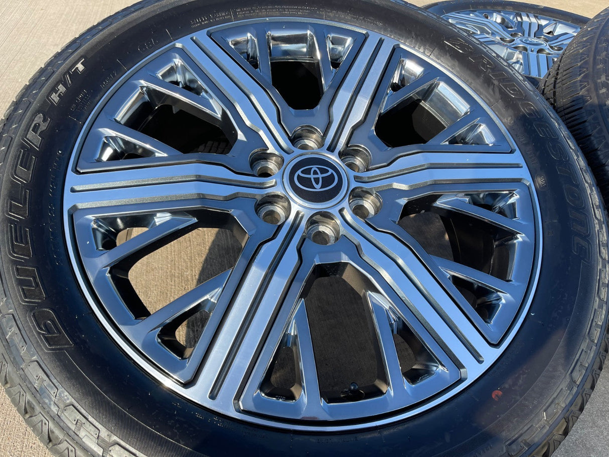22" Toyota Tundra Sequoia OEM wheels rims 75282 Land Cruiser GX550 CAPSTONE Texas Truck Tire