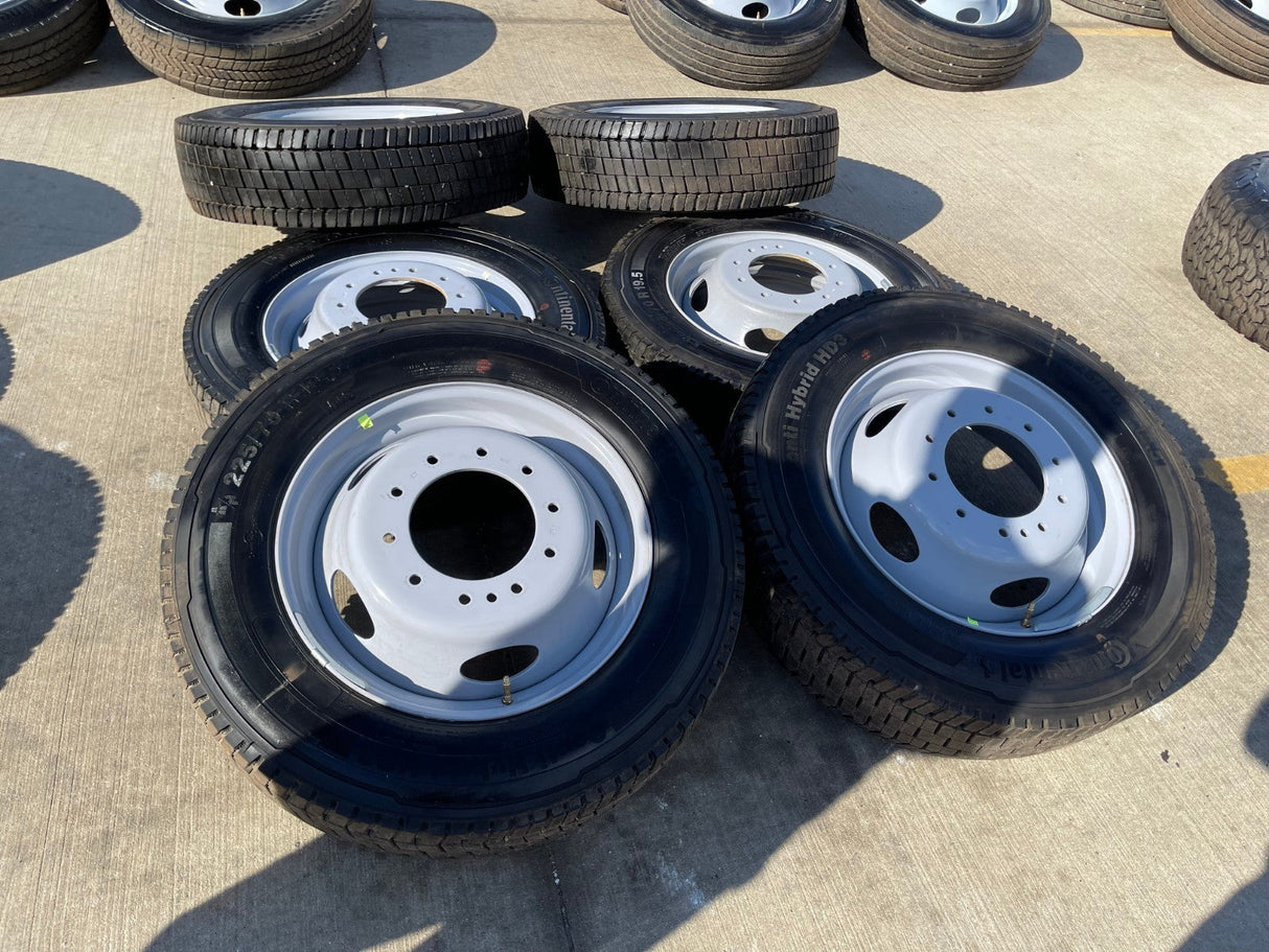 19.5" Ford F-450 Dually F-550 rims wheels RAM 4500 OEM 10x225 2024 2025 2026 NEW Texas Truck Tire