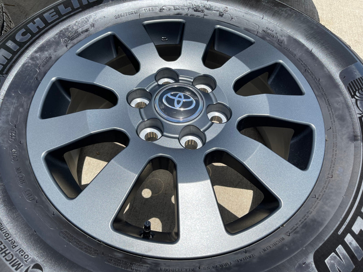 18" Toyota Land Cruiser OEM TRD wheels rims 95952 Tundra Sequoia MICHELIN Texas Truck Tire