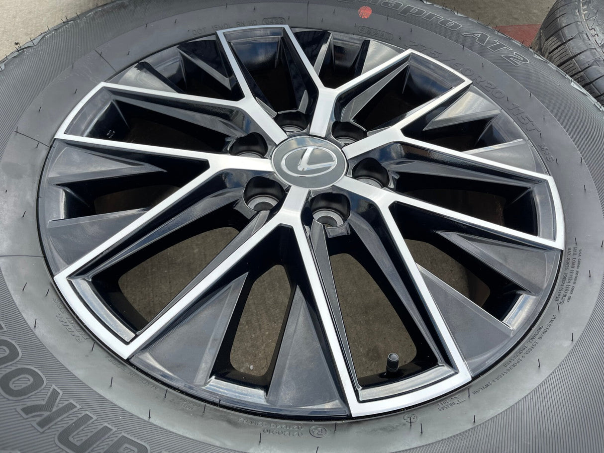 20" Lexus GX550 OEM wheels rims Toyota Land Cruiser Tundra 10545 LX600 2025 NEW Texas Truck Tire