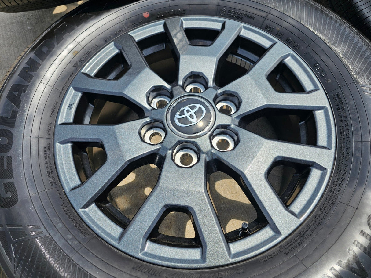 17" Toyota 4Runner Tacoma TRD OEM 94254 10637 wheels rims 2025 2026 NEW Texas Truck Tire
