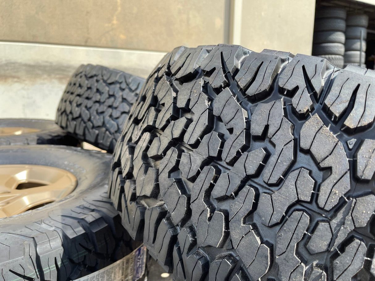 17" Jeep Gladiator RUBICON OEM wheels rims BRONZE Wrangler 9236 NEW 35" BFG Texas Truck Tire