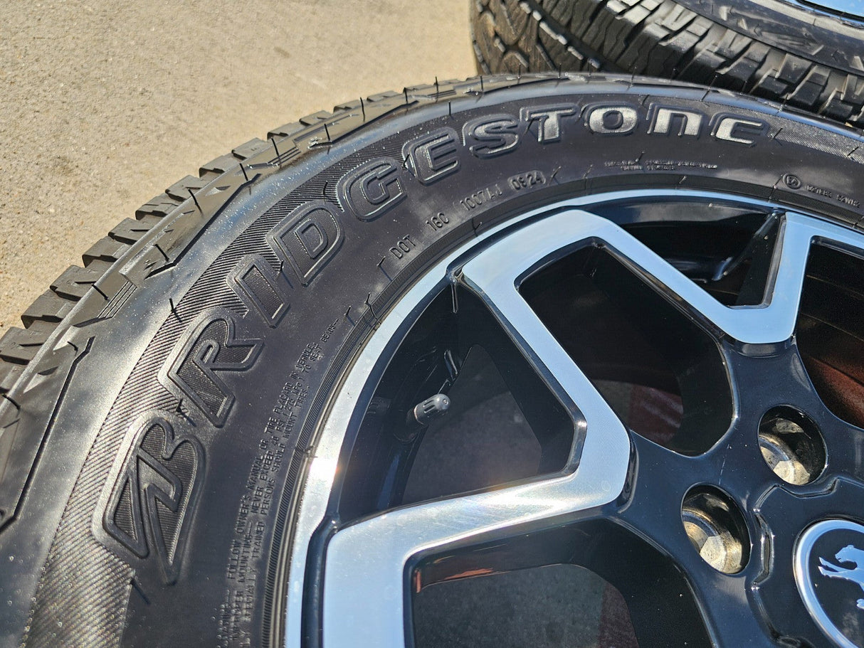 18" Ford Bronco wheels rims black 10389 Ranger tires 2023 2024 2025 2026 NEW A/T Texas Truck Tire