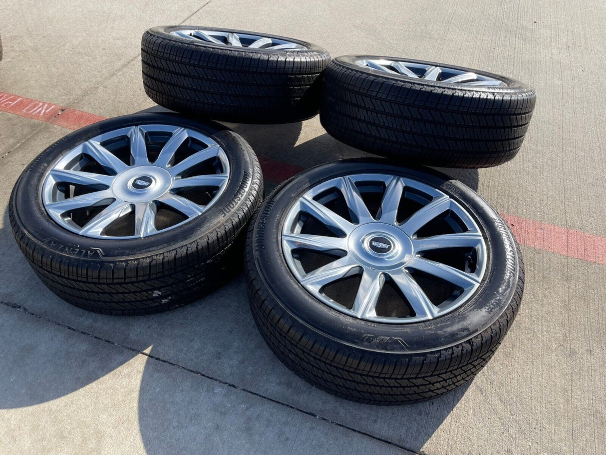 22" Cadillac Escalade Platinum OEM 95078 wheels rims 2023 2024 2025 2026 NEW Texas Truck Tire