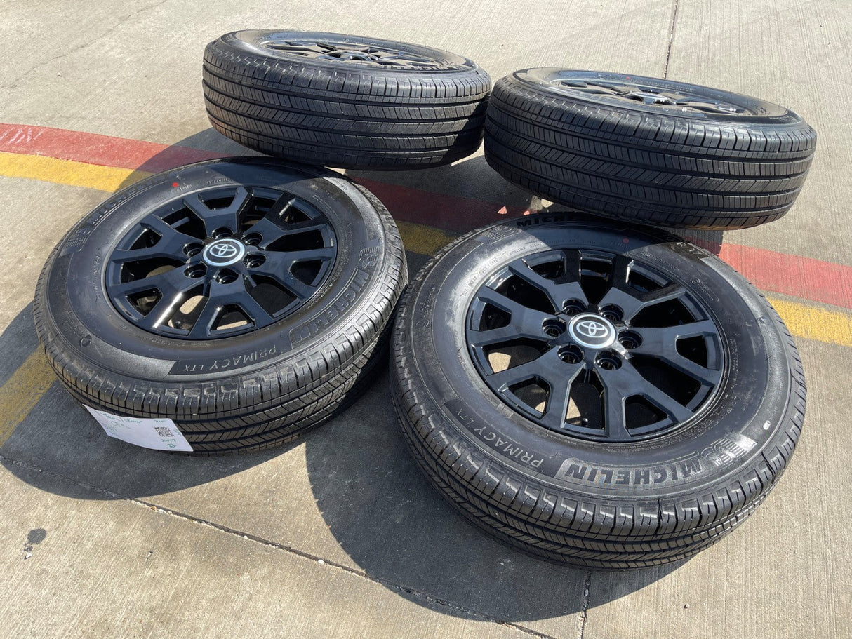 17" Toyota Tacoma 4Runner TRD OEM 10637 94254 wheels rims 2025 2026 NEW MICHELIN Texas Truck Tire