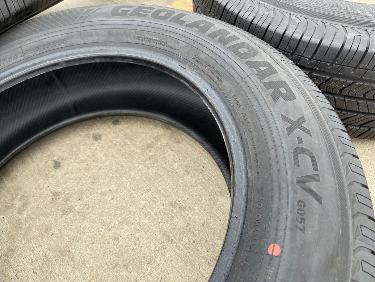 (4) 265/60/20 Yokohama Geolander X-CV tires NEW Sierra Tundra Silverado Texas Truck Tire