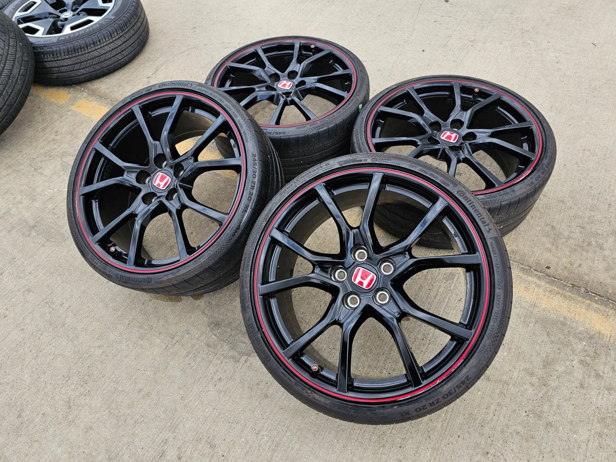20" Honda Civic Type R OEM wheels rims 63692 tires CONTINENTAL Texas Truck Tire