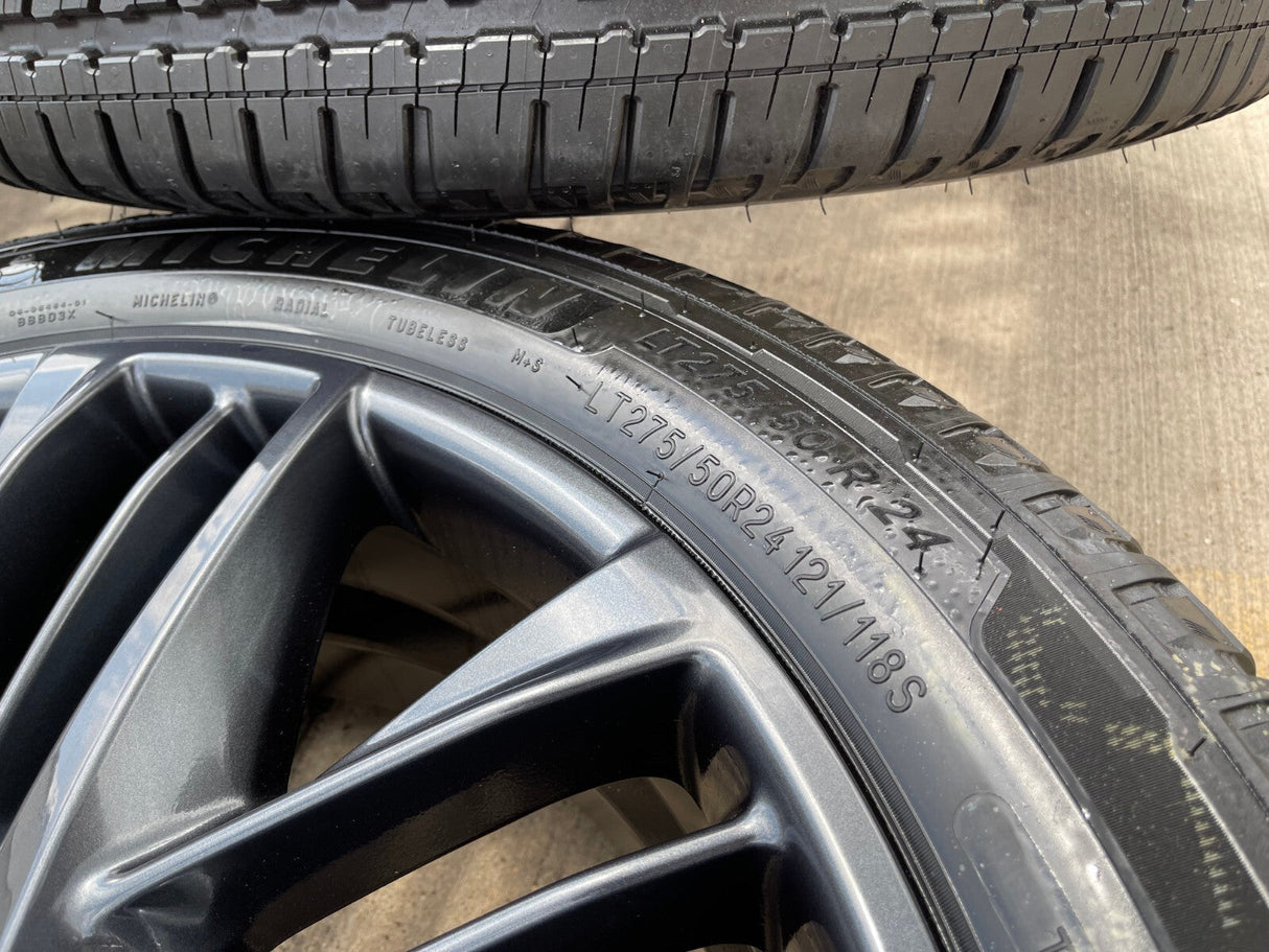 24" Cadillac Escalade IQ DEEP SPACE EV OEM wheels rims Hummer 2500 2025 2026 NEW Texas Truck Tire