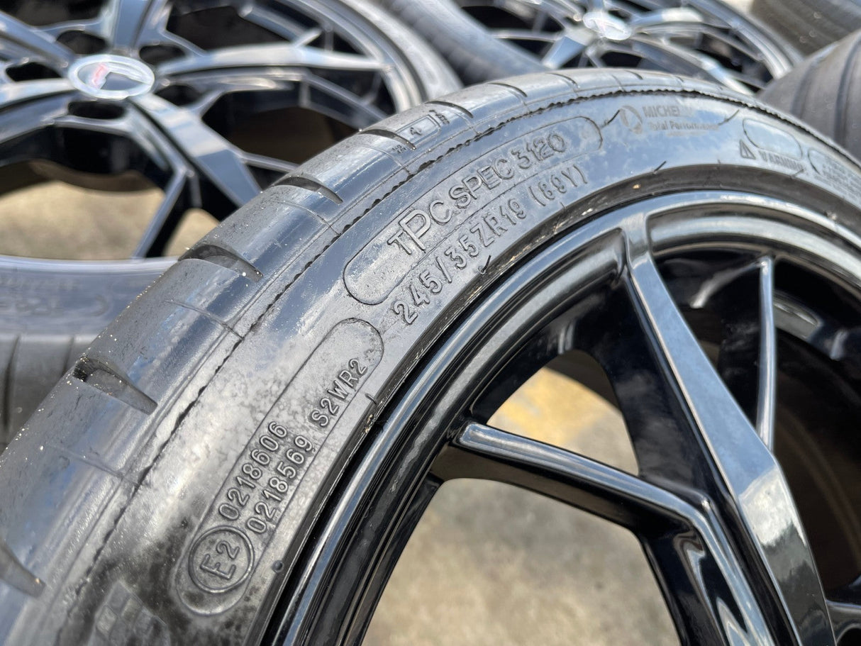 19" + 20" Chevy Corvette Z06 C8 OEM 14011 14012 wheels rims 2021 2023 2024 2025 Texas Truck Tire