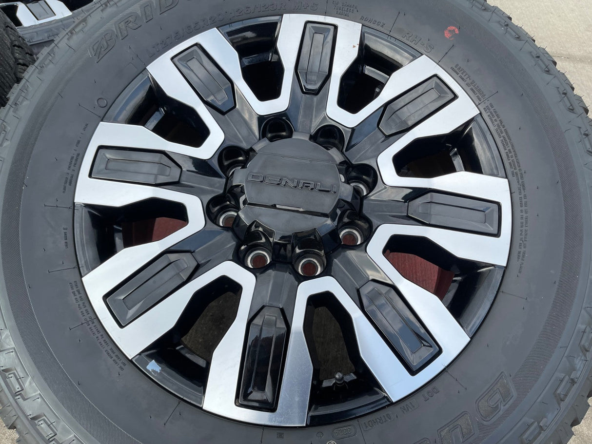 20" GMC Sierra DENALI ULTIMATE 2500 3500 OEM 5958 14138 wheels rims BRIDGESTONE Texas Truck Tire